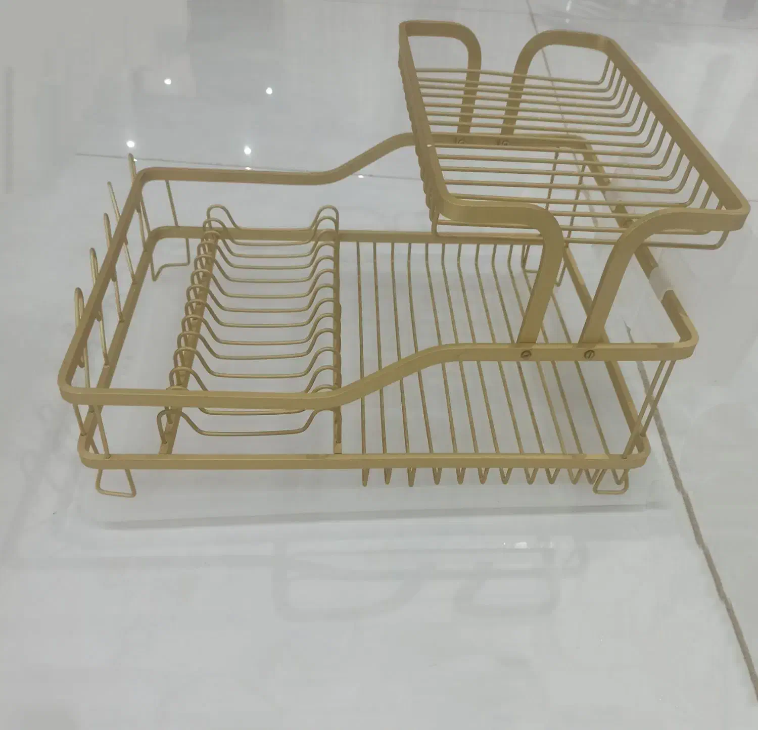 آبچکان رو‌کابینتی آلومنیومی|آب‌چکان و نظم‌دهنده ظروف|اصفهان, عسگریه|دیوار