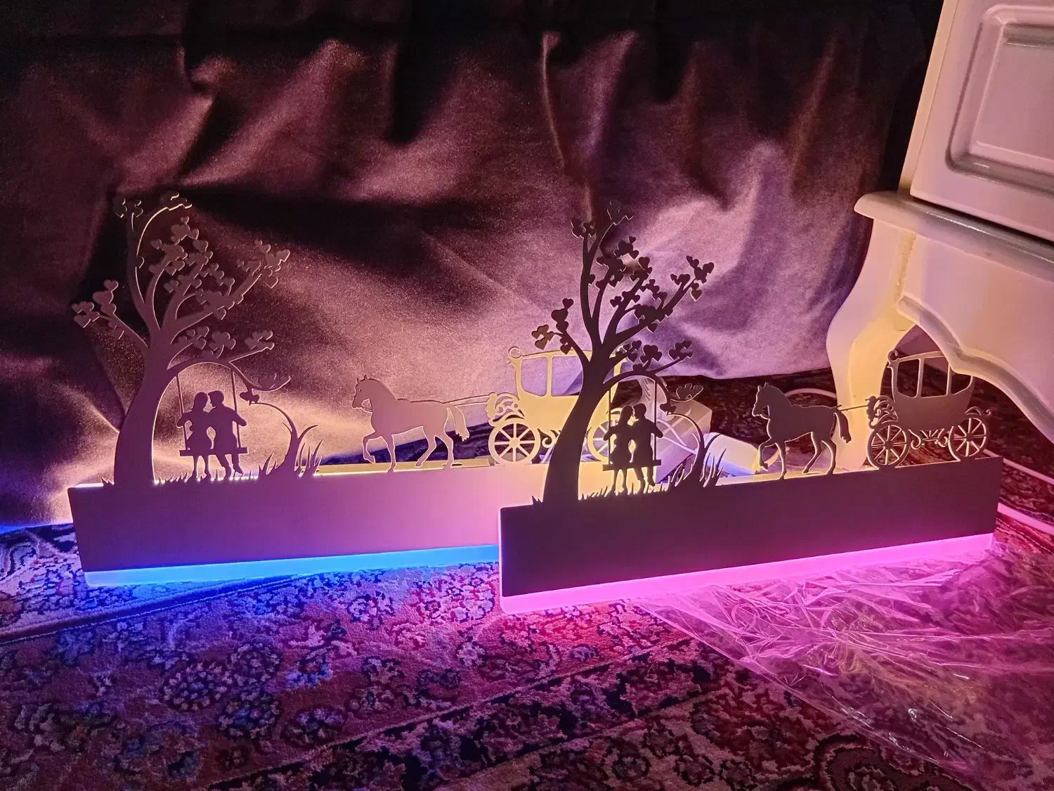 2 عدد چراغ خواب دیواری|چراغ خواب و آباژور|مشهد, سید رضی|دیوار