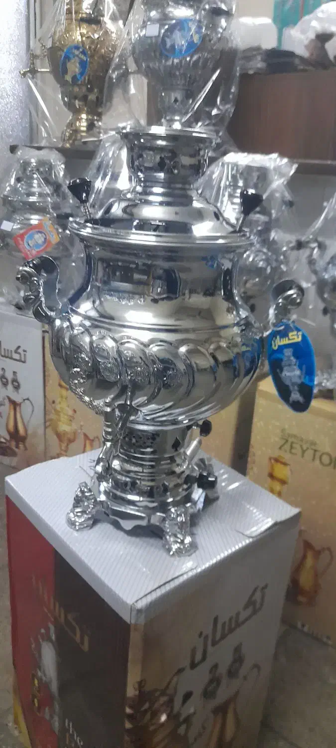 سماور ۸ لیتر گازی کوره دار|سماور، چای‌ساز، قهوه‌ساز|تهران, شهرک بعثت|دیوار