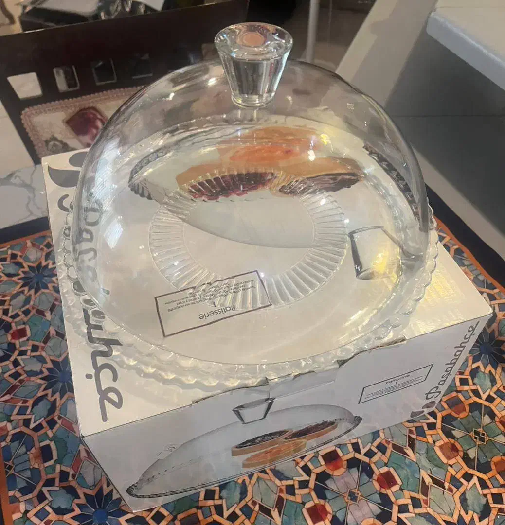 دیس گرد کیک خوری با درب برند پاشاباغچه اصل ترکیه|ظروف سرو و پذیرایی|تهران, والفجر|دیوار