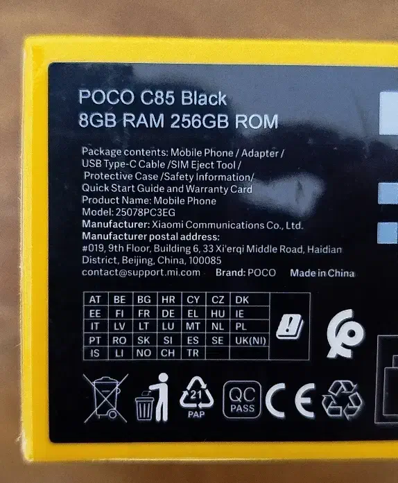 شیائومی پوکو Xiaomi Poco C85|موبایل|اصفهان, ملک‌شهر|دیوار