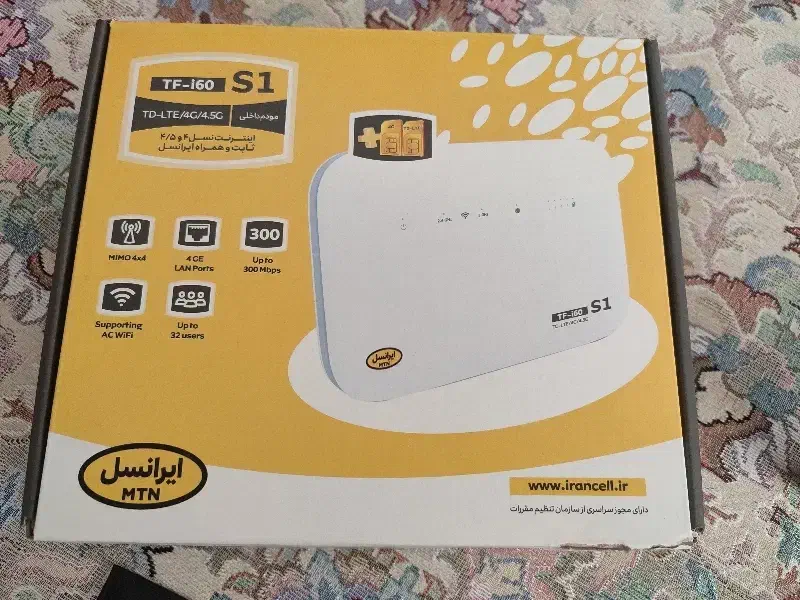 مودم ایرانسل مدل TF-i60 S1|مودم و تجهیزات شبکه|الوند, |دیوار