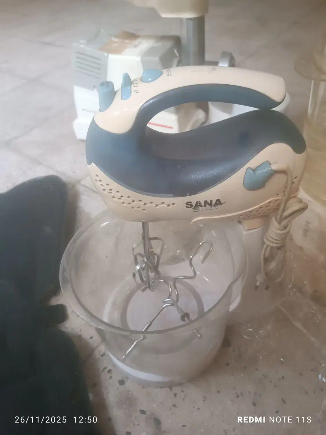 همزن سانی نو|خردکن، آسیاب، غذاساز|ری, فیروزآبادی|دیوار