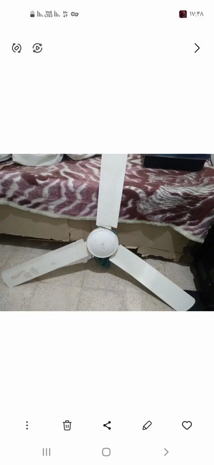 پنکه سقفی|پنکه و تصفیهکنندهٔ هوا|نهاوند, |دیوار