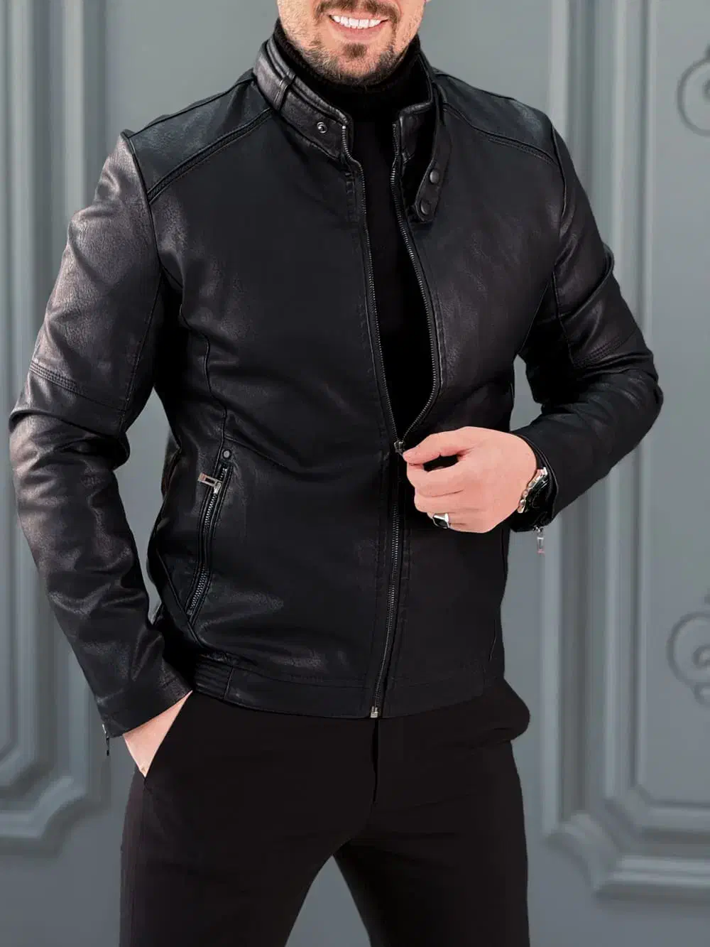 کت چرم|لباس|کازرون, |دیوار