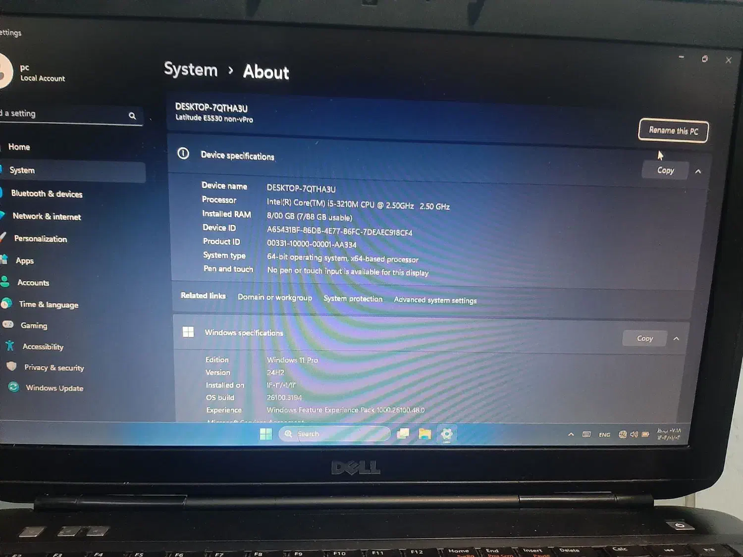 فروش لپ تاب دل نسل ۳|رایانه همراه|بندرعباس, |دیوار