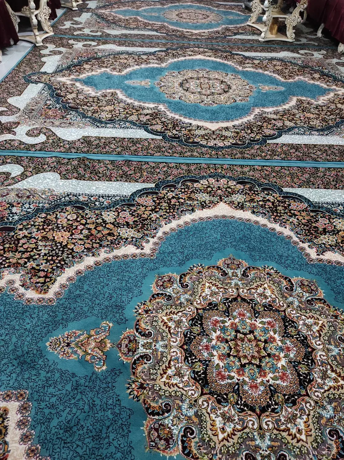 سه تخته فرش ۹ متری ۷۰۰ شانه|فرش|گلستان (تهران), |دیوار