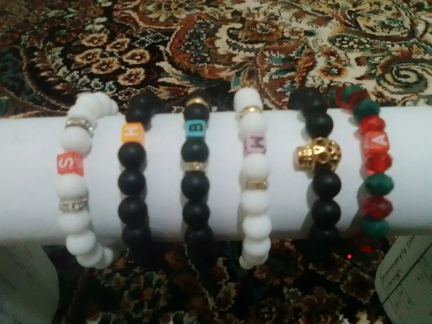 دستبندوگردنبنداونیکس مهره ای ونخی سفارشی کلی وجزئی|بدلیجات|مشهد, توس (بلوار توس)|دیوار