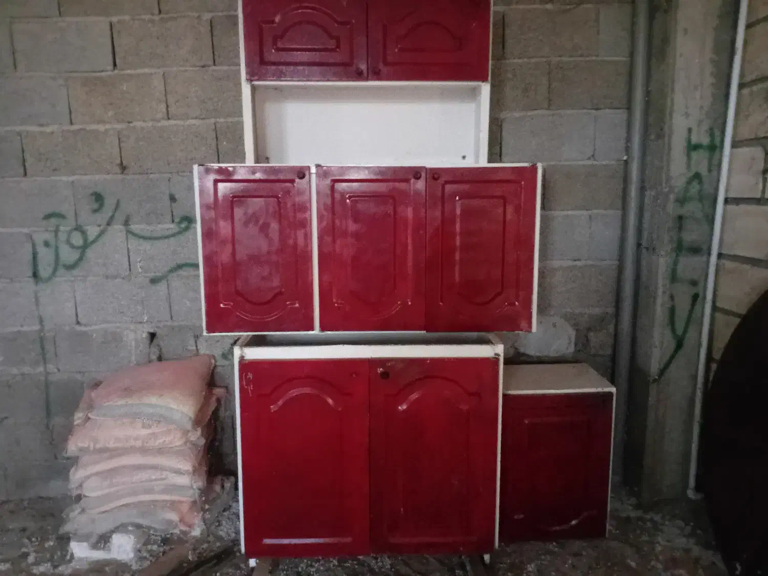 کابینت فلزی|آب‌چکان و نظم‌دهنده ظروف|ماسال, |دیوار