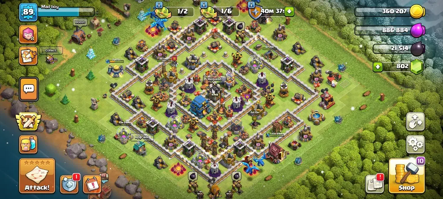 کلش اف کلنز|کنسول، بازی ویدئویی و آنلاین|دوگنبدان, |دیوار