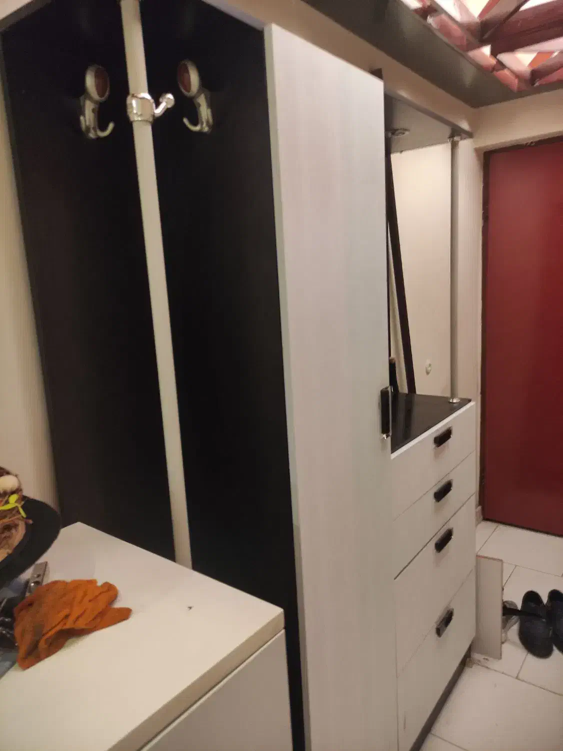 جا کفشی|جاکفشی، کمد، دراور|رشت, لاکانی|دیوار