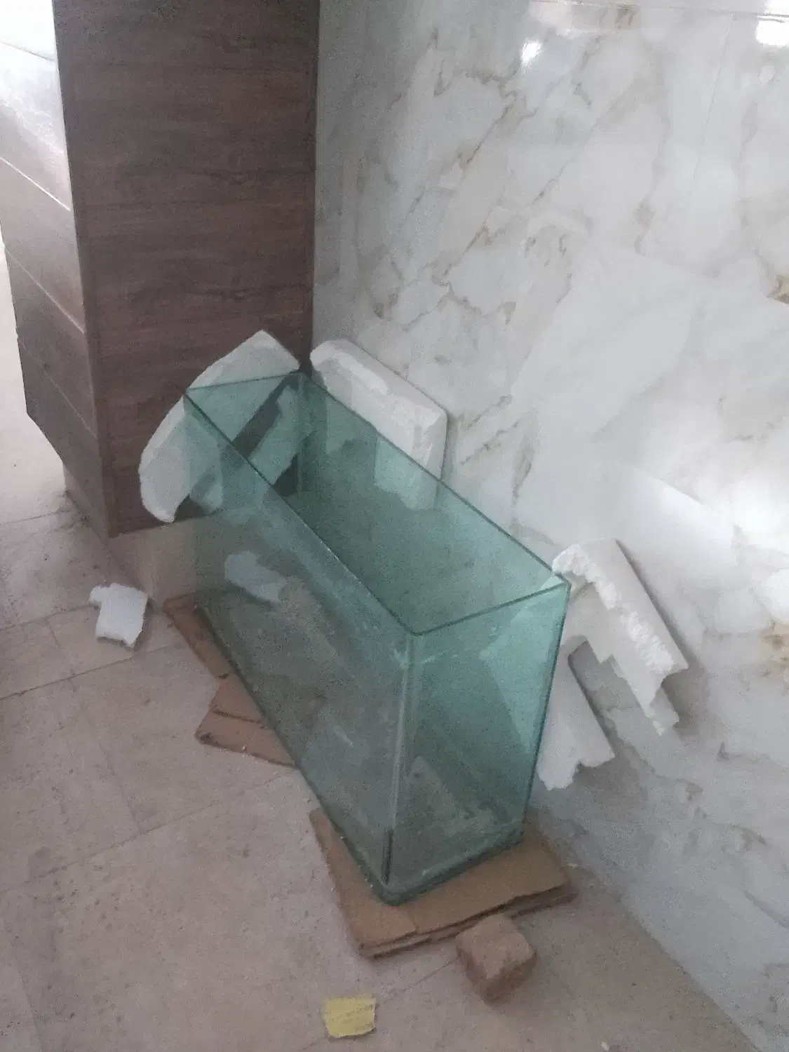 شیشه اکواریوم بزرگ|ماهی|تبریز, |دیوار