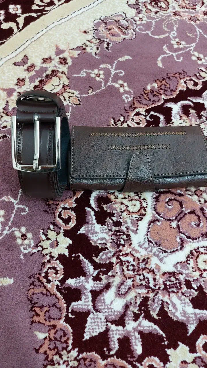 ست کیف پول و کمربند چرم|کیف، کفش، کمربند|سنندج, |دیوار