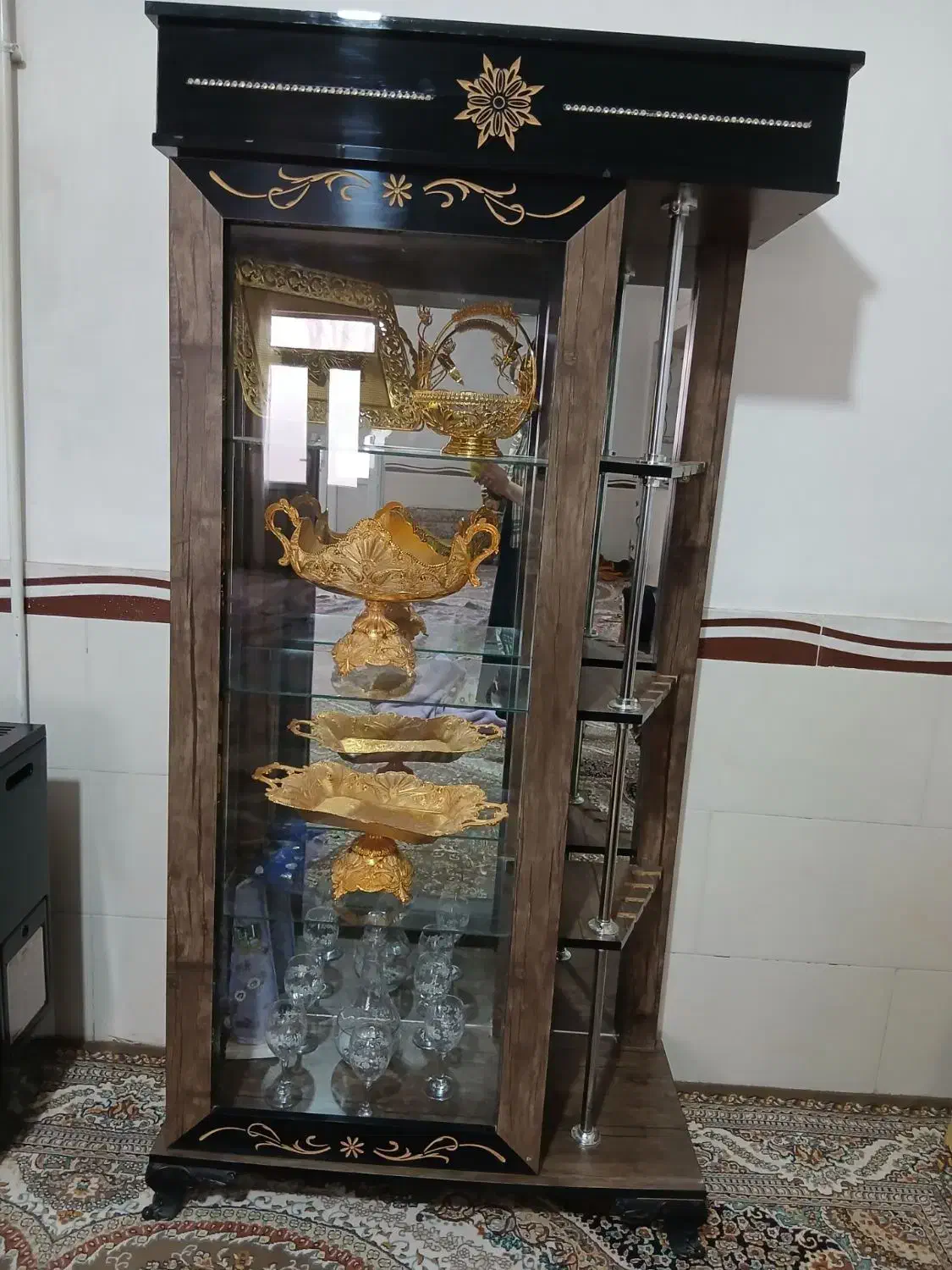 بوفه ویترین|بوفه، ویترین، کنسول|بوئین زهرا, |دیوار