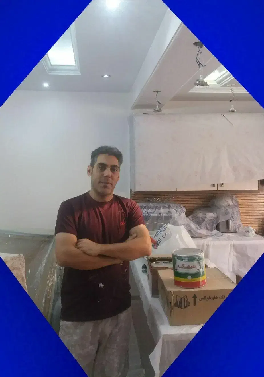 (نقاش.نقاشی ساختمان تمام تهران بیش از 20سال سابقه)|خدمات پیشه و مهارت|تهران, هروی|دیوار