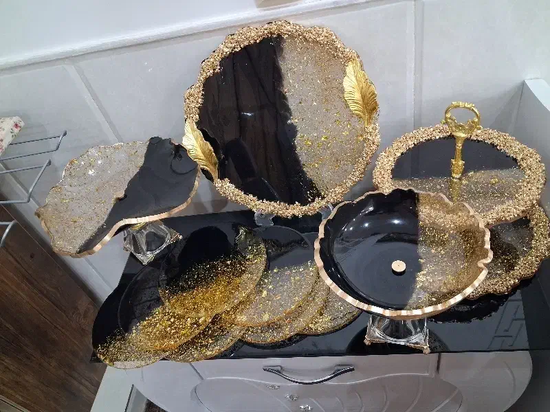 ساخت انواع ظروف رزینی|ظروف سرو و پذیرایی|میبد, |دیوار