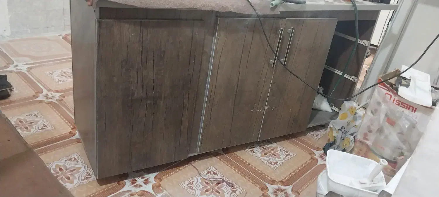 کابینت دوتا هم باهم هم جدا باگاز روی کابینت|مصالح و تجهیزات ساختمان|رشت, ولکس|دیوار