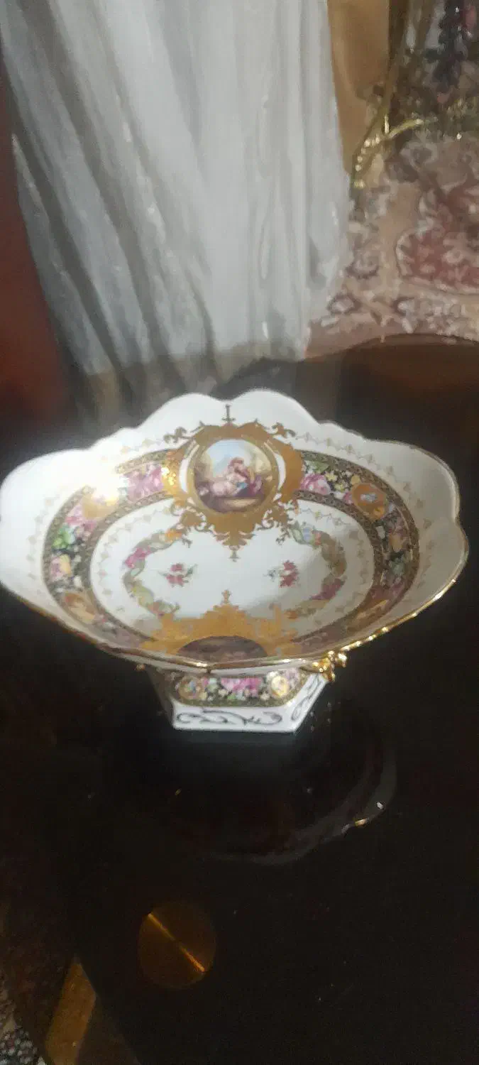 کشکول لیلی و مجنون و کاسه خشتی امریکایی|ظروف سرو و پذیرایی|چهارباغ, |دیوار