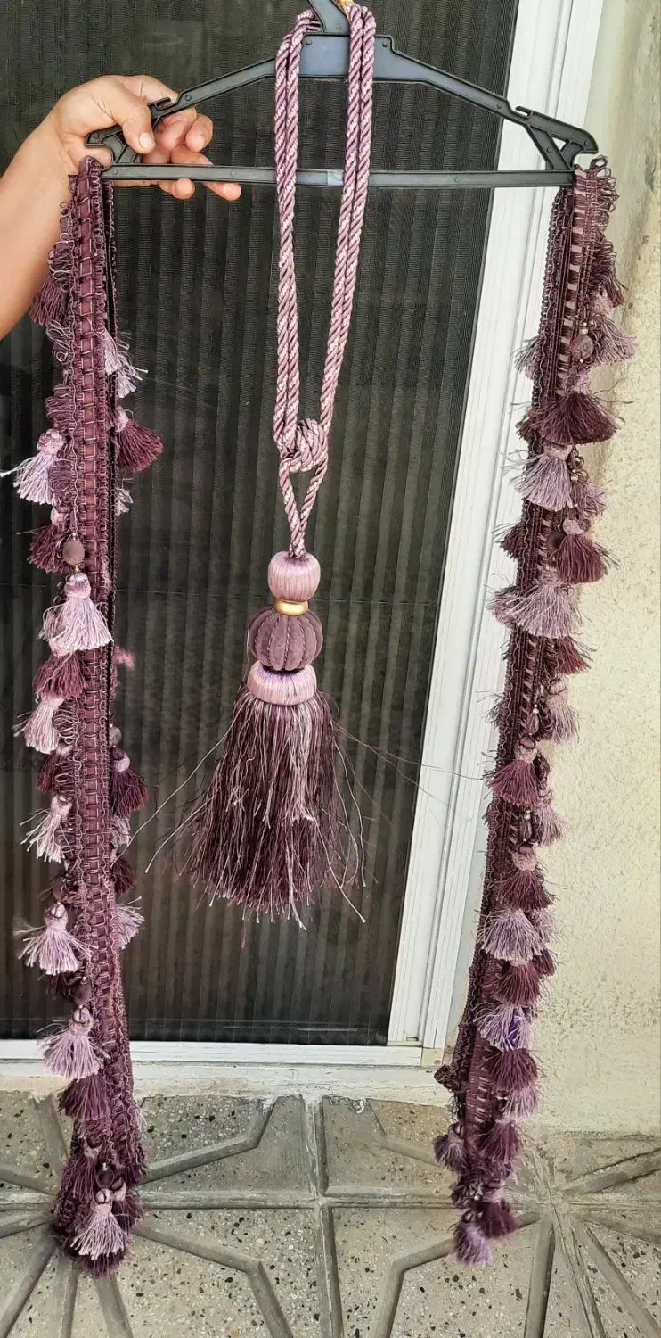 یراق و گوشواره های بغل پرده|پرده، رانر، رومیزی|قرچک, شهرک گلها|دیوار