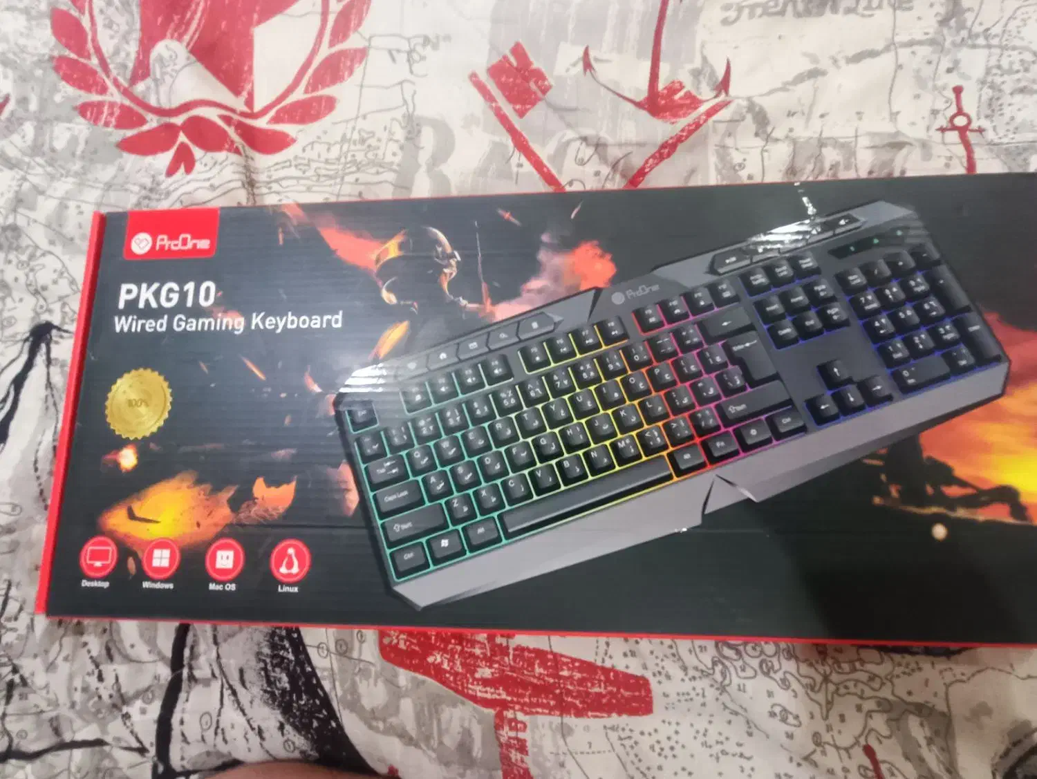 کیبورد گیمینگ Pro one مدل PKG10|قطعات و لوازم جانبی رایانه|تهران, تهرانپارس جنوبی|دیوار