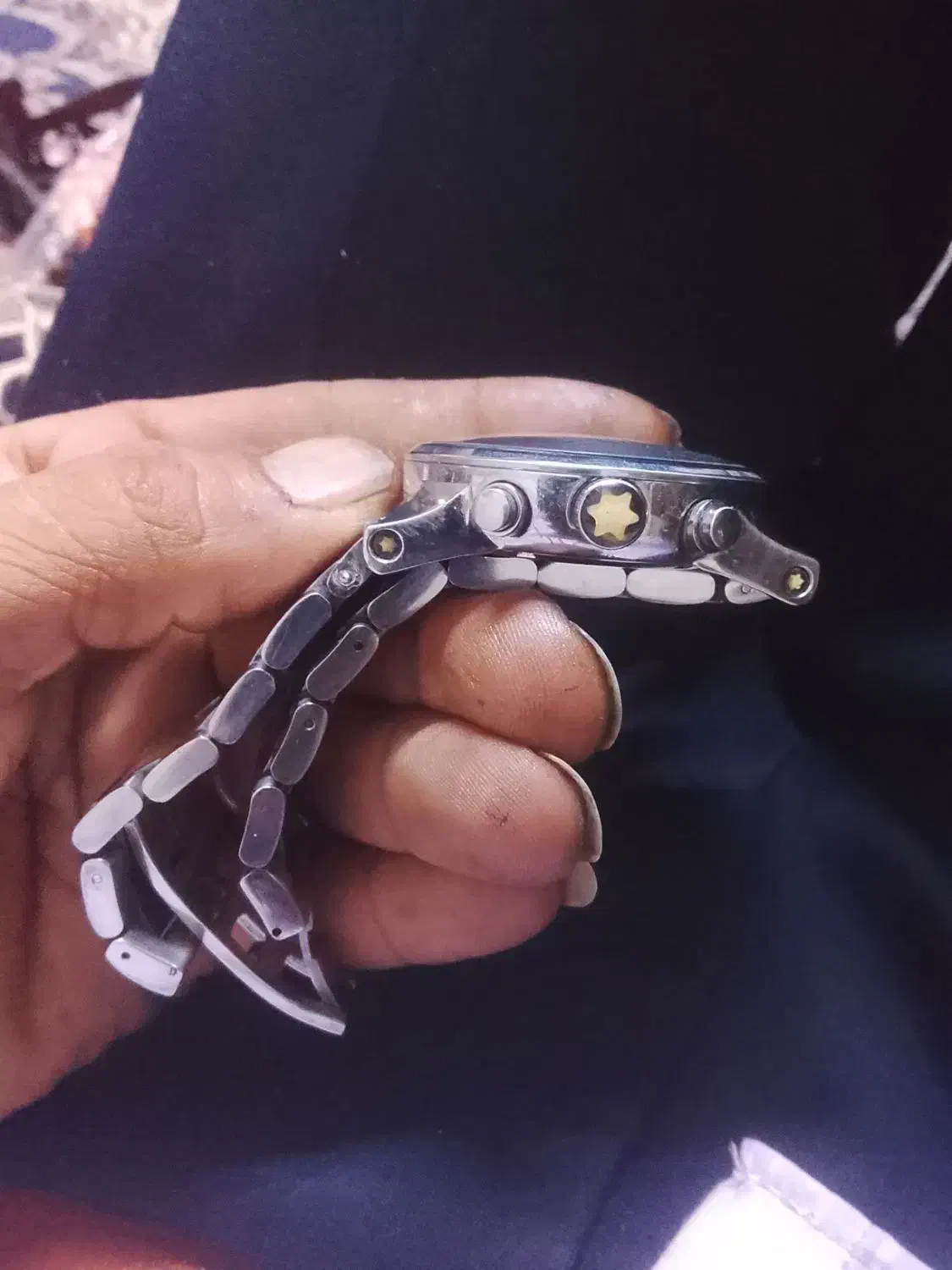 ساعت motblancاصل معاوضه با گوشی وساعت هم رده|ساعت|خرمآباد, |دیوار