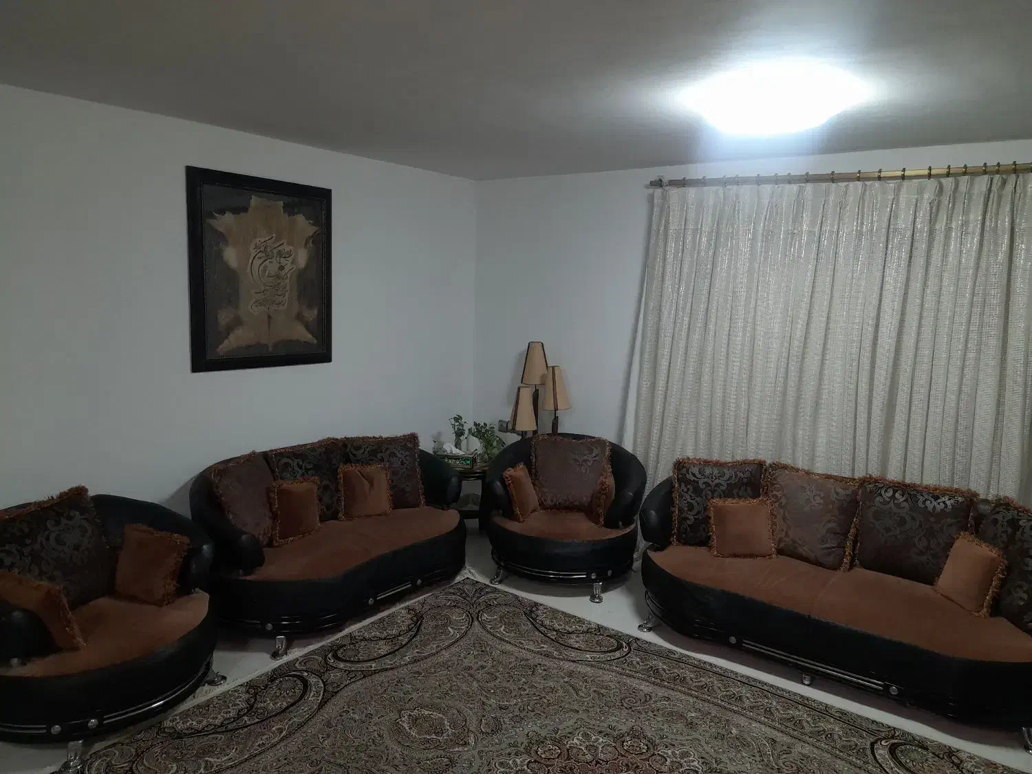 مبل هفت نفره و میز ناهار خوری|مبلمان خانگی و میز عسلی|سنگر, |دیوار