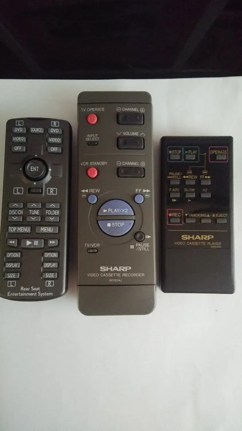 کنترل ویدیو SHARP|پخشکننده DVD و ویدیو|تهران, فلسطین (میدان انقلاب)|دیوار