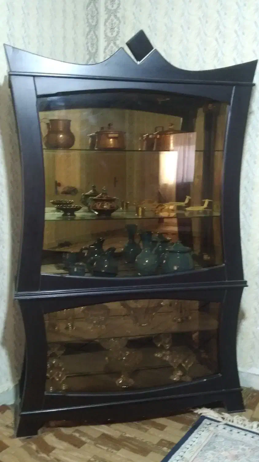 بوفه چوب راش|بوفه، ویترین، کنسول|گنبد کاووس, |دیوار