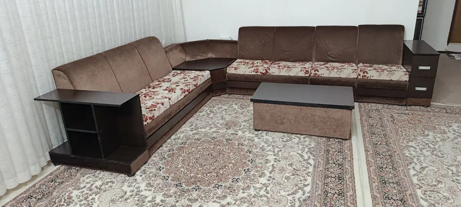 مبلمان راحتی7نفره|مبلمان خانگی و میز عسلی|محمدیه-قزوین, |دیوار