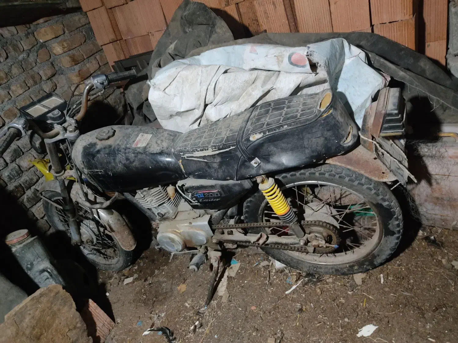 موتور125 مزایده ای|موتورسیکلت|بندر ترکمن, |دیوار