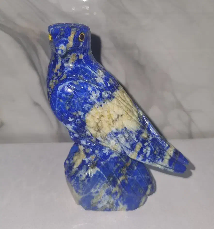 مجسمه عقاب سنگ لاجورد کار دست|مجسمه، تندیس، ماکت|قائمشهر, |دیوار