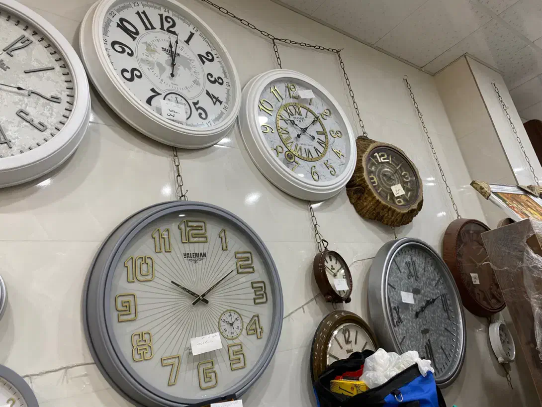 ساعت دیواری با طرح های متنوع|ساعت دیواری و تزئینی|بوشهر, |دیوار