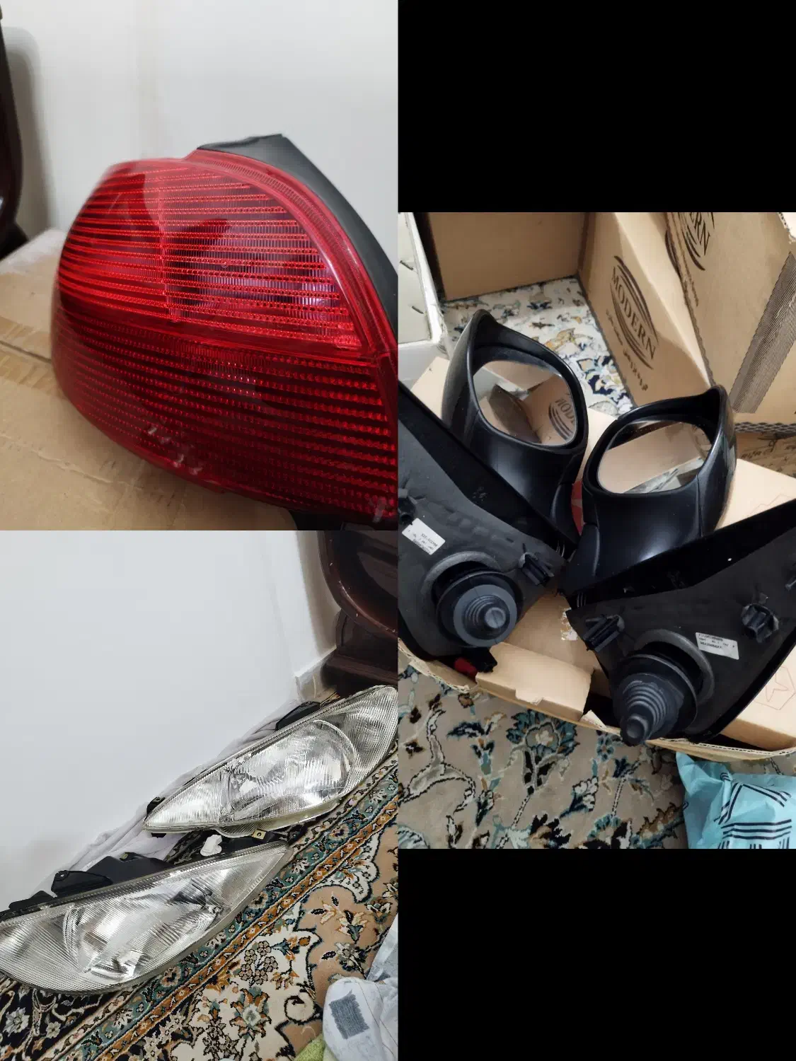 چراغ عقب206آکسوaxoچراغ جلو206کبریتی206رینگ هایلوکس|قطعات یدکی و لوازم جانبی|تهران, طرشت|دیوار