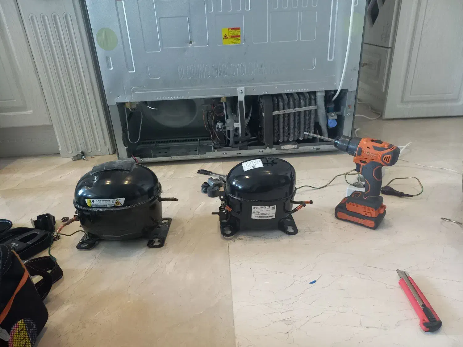 تعمیرات فوق تخصصی یخچال،فریزر|خدمات پیشه و مهارت|کهریزک, |دیوار