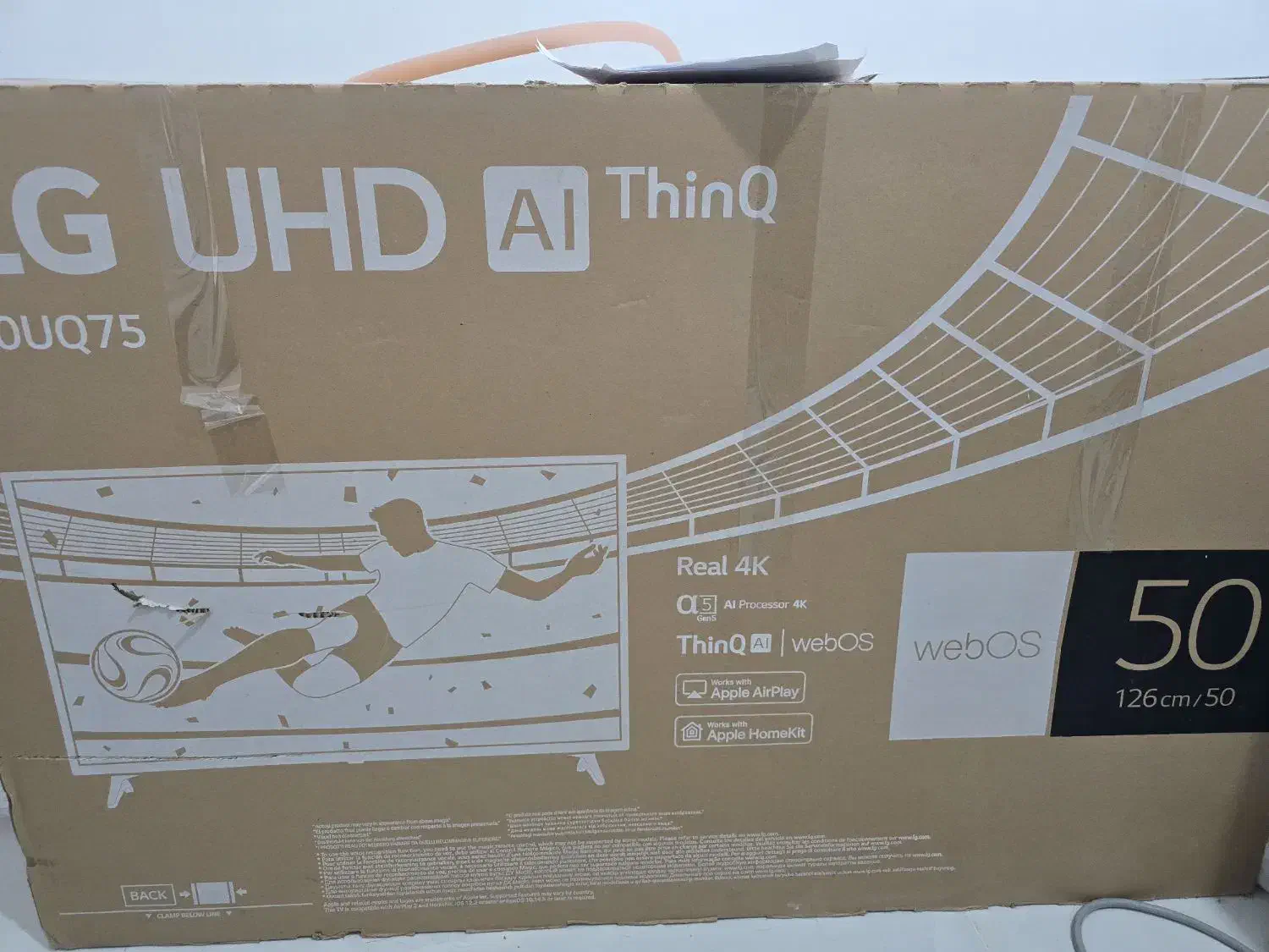 LG 50 اینچ تمیز نو|تلویزیون و پروژکتور|شیراز, کوشک میدان|دیوار