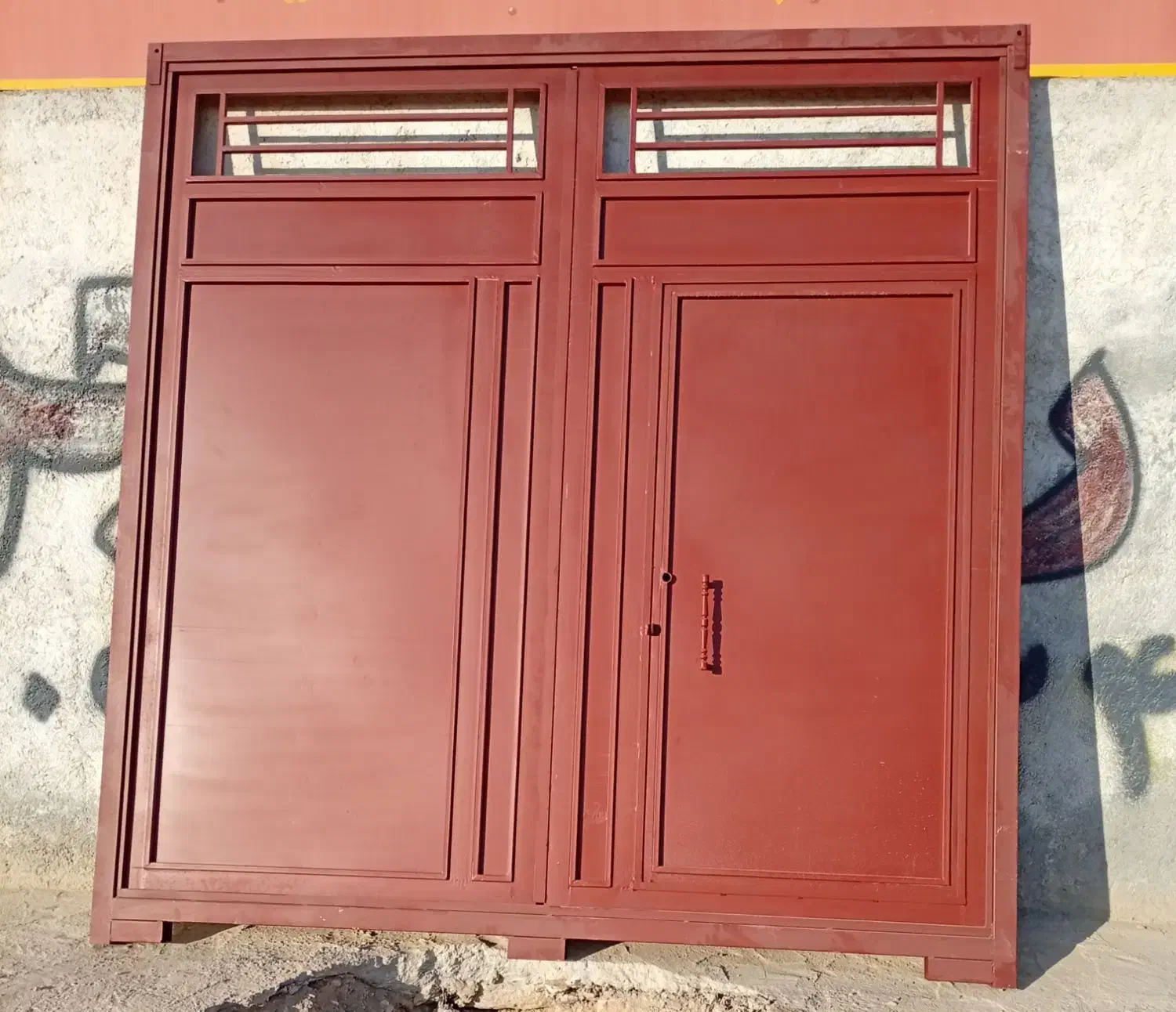 فروش درب حیاط نو.|مصالح و تجهیزات ساختمان|خنج, |دیوار