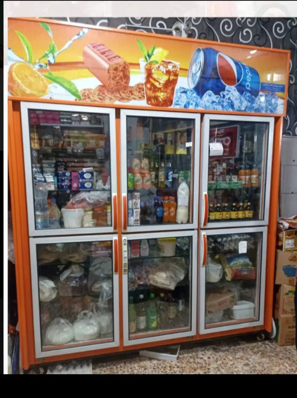 یخچال ۶درب  درحدنو مثل عکس|فروشگاه و مغازه|ایذه, |دیوار