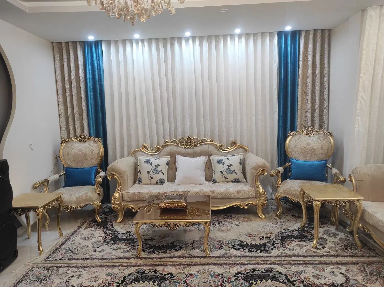 مبل سلطنتی ۱۰ نفره|مبلمان خانگی و میز عسلی|قدس, شهرقدس|دیوار