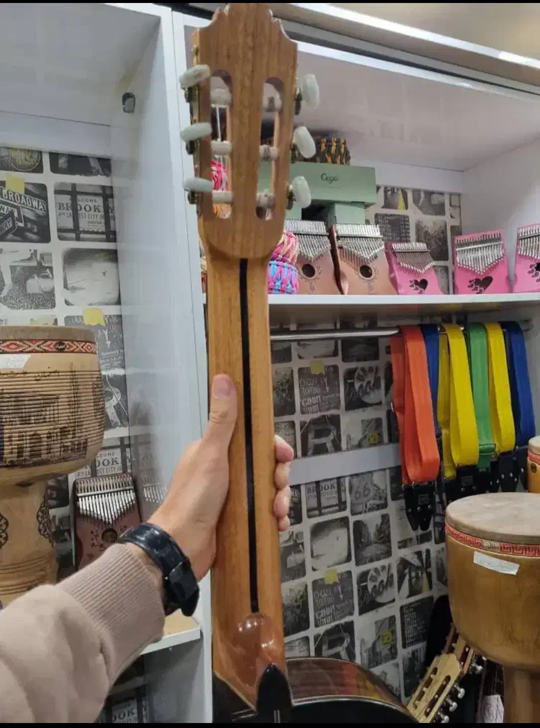 گیتار پیکاپ دار تین بادی فاموسا فرانسوی|گیتار، بیس، امپلیفایر|تهران, شمس‌آباد|دیوار