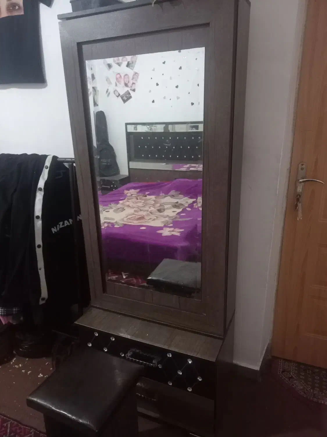 تخت خواب دونفره درحد نو|تخت و سرویس خواب|شوشتر, |دیوار