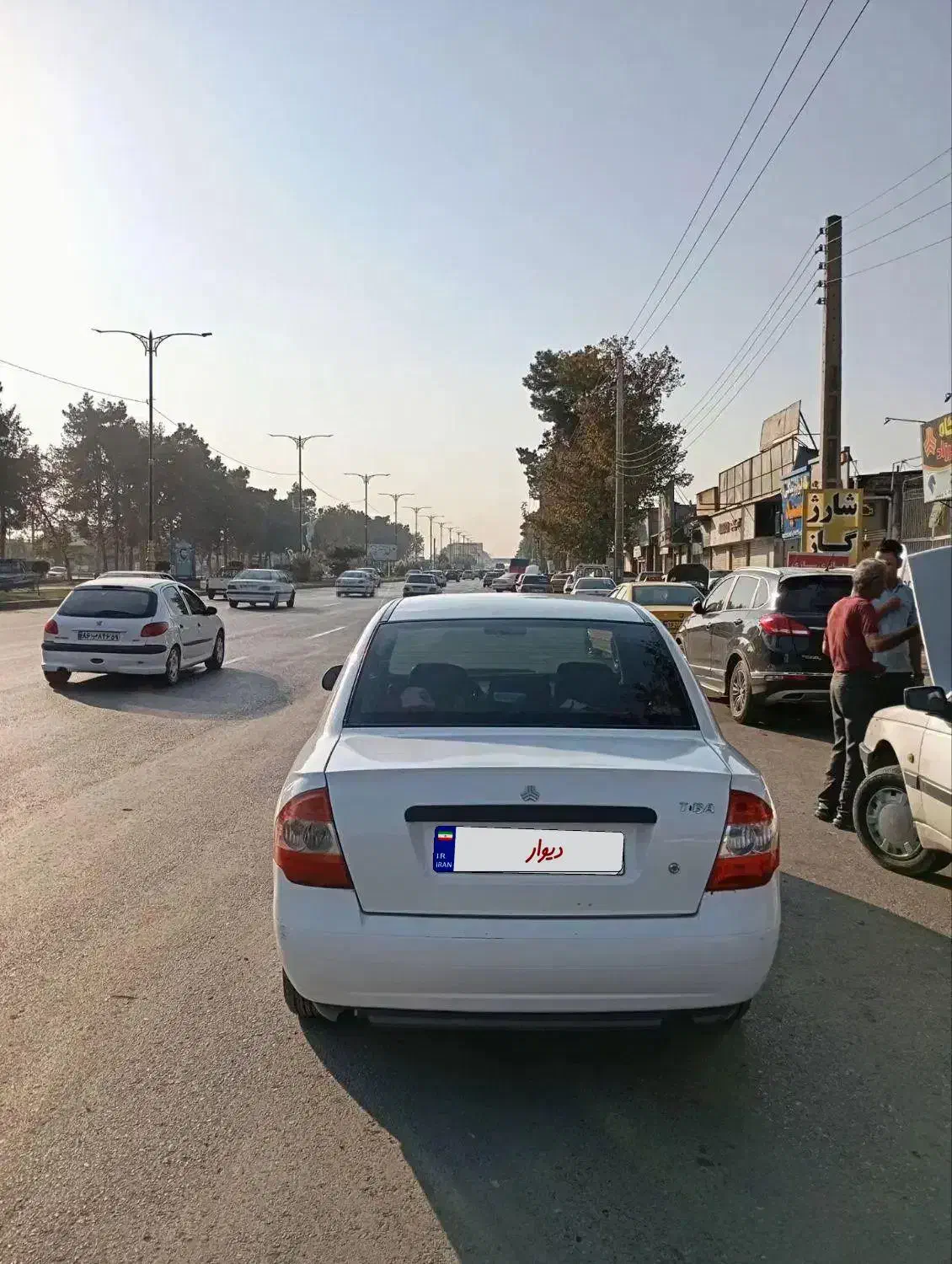 تیبا99 سفید|خودرو سواری و وانت|گرگان, |دیوار