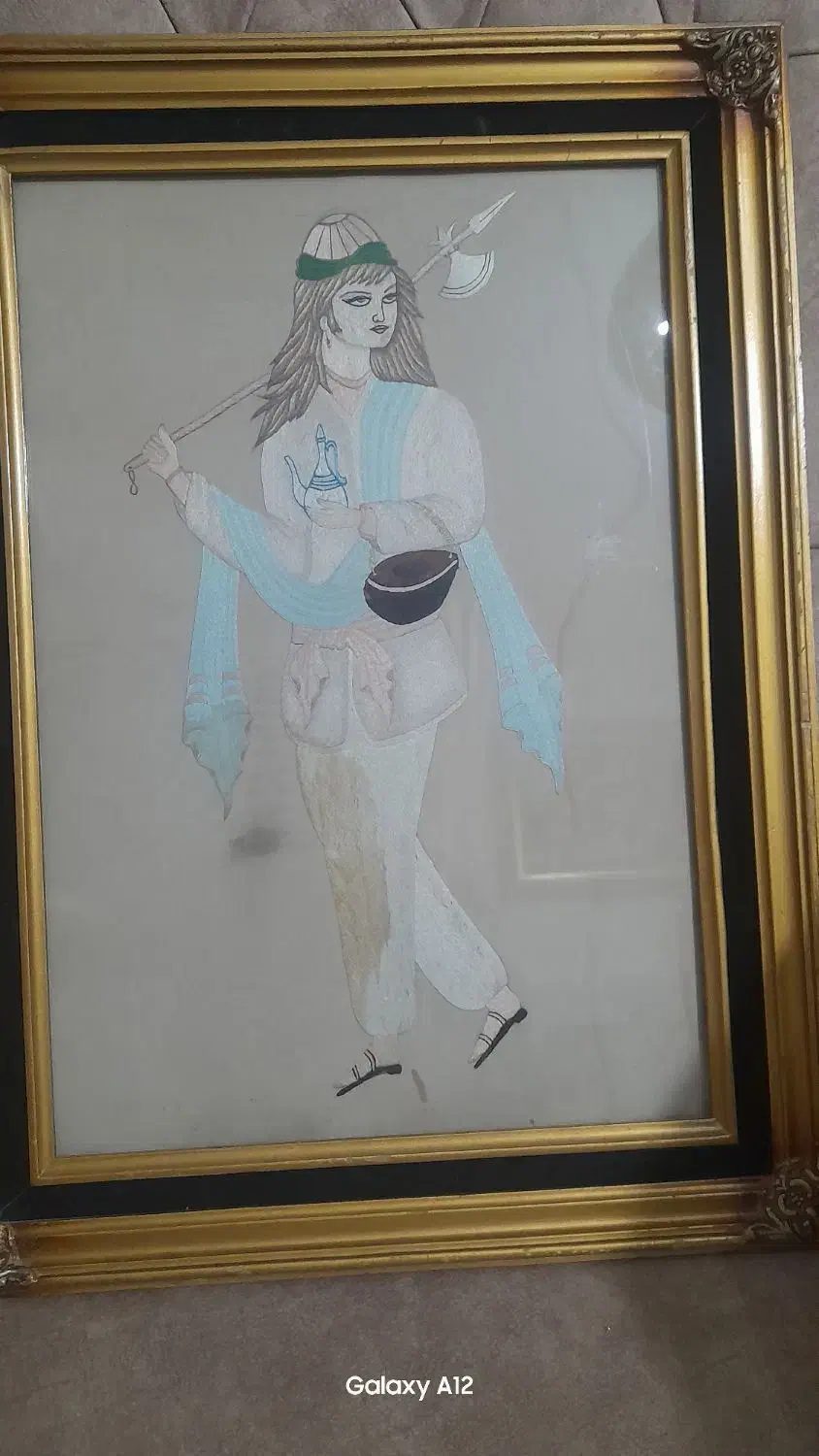 تابلو ابریشم دست دوز|کلکسیون اشیاء عتیقه|ملارد, |دیوار