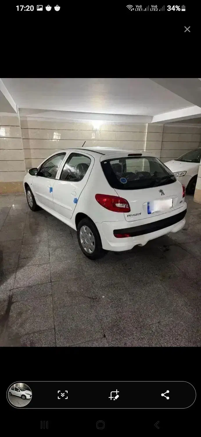 پژو 207tu5pسقف فلز دنده ایی|خودرو سواری و وانت|اهواز, کوی ملی راه|دیوار