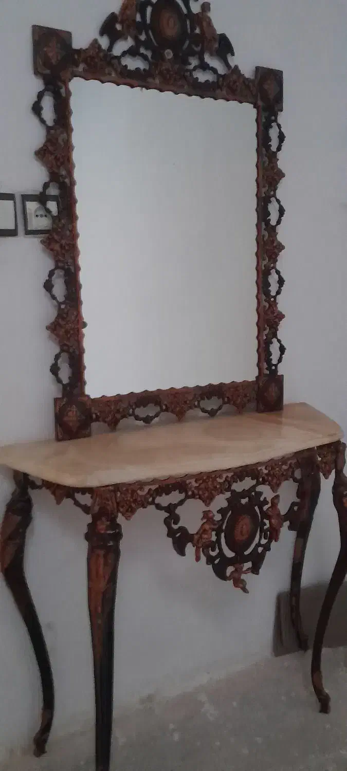 آینه وکنسول|بوفه، ویترین، کنسول|سنندج, |دیوار