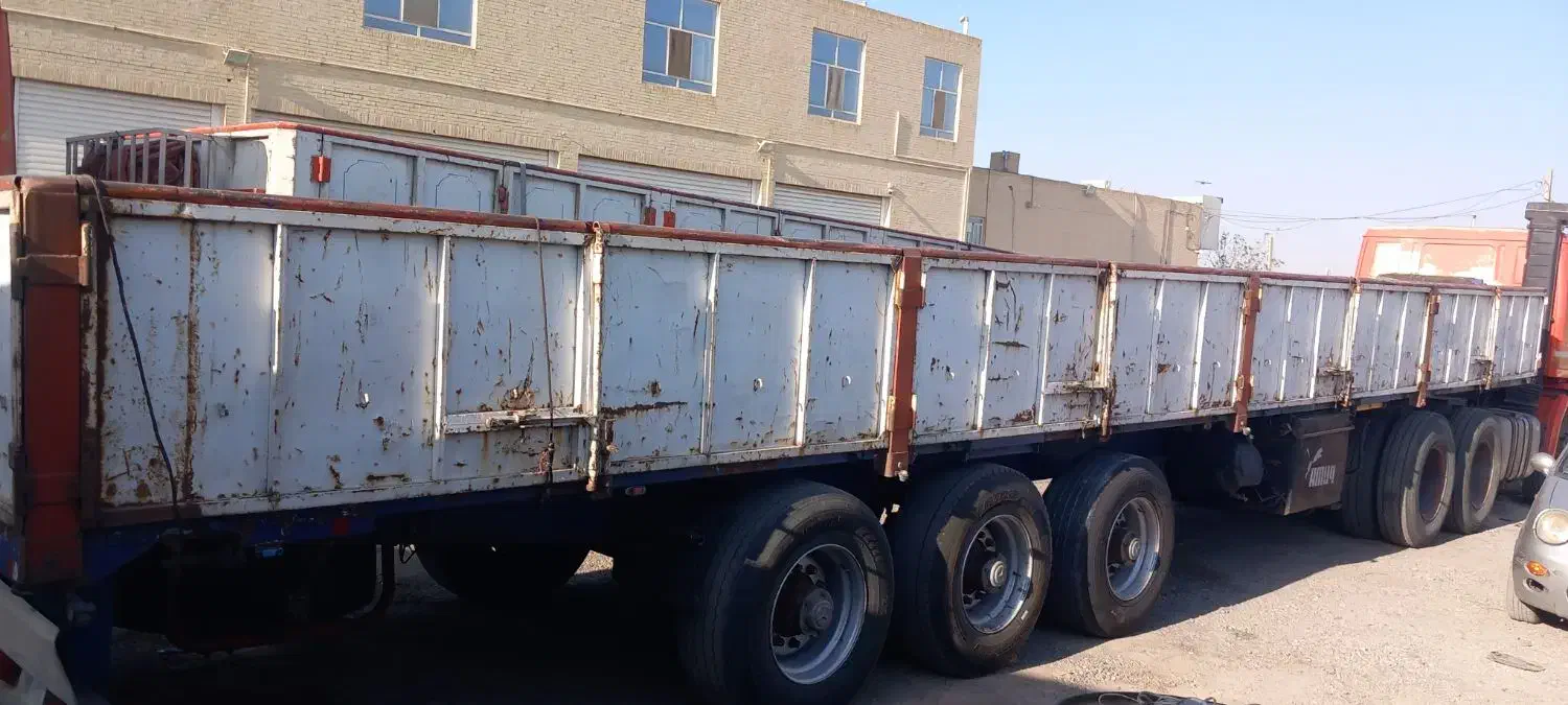 تریلی سه محور زیر بنزی وارداتی آلمانی|خودرو سنگین|صائین قلعه, |دیوار