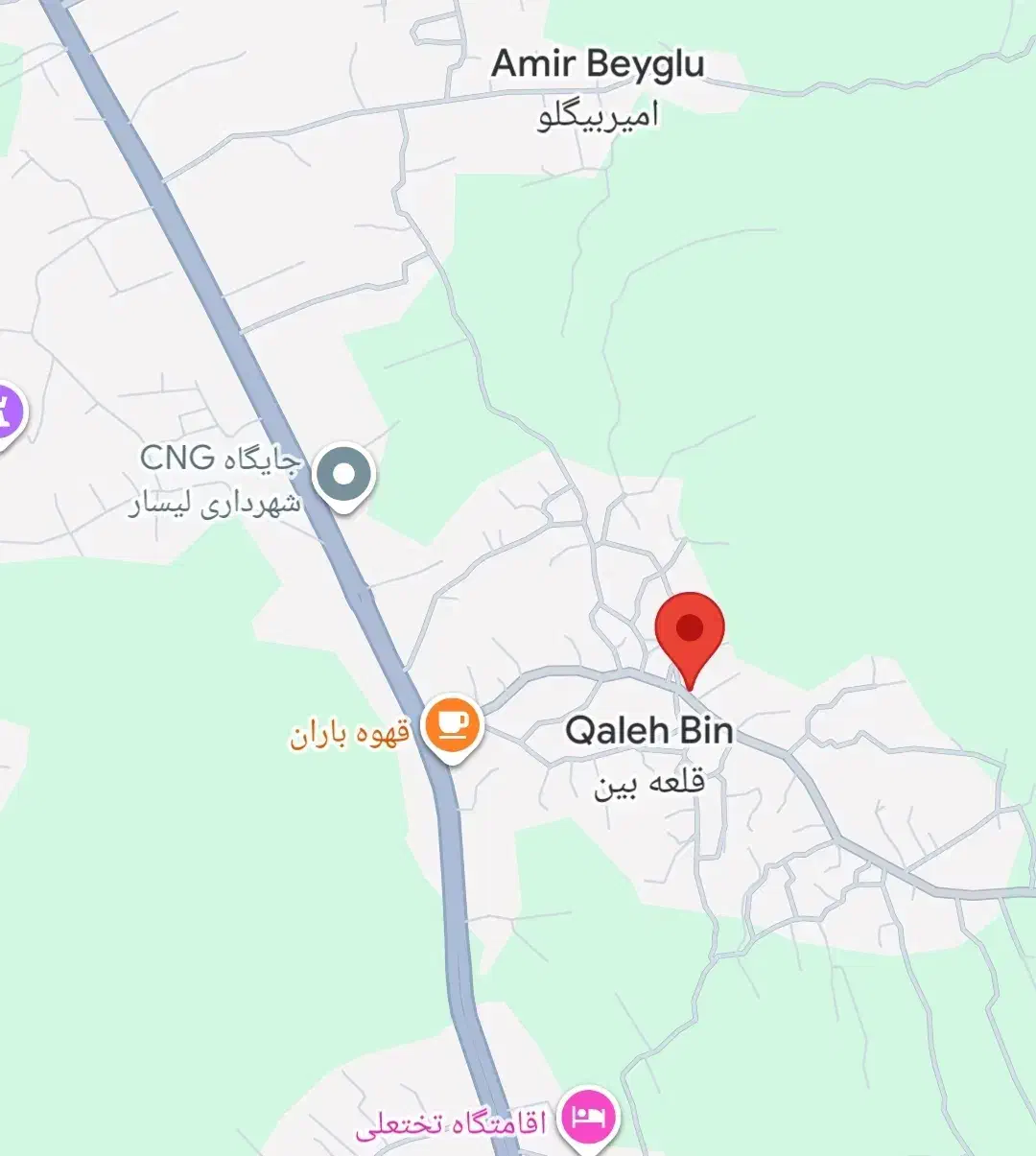 ۲۲۵ متر زمین، کاربری مسکونی، روستای قلعه بین|فروش زمین و ملک کلنگی|لیسار, |دیوار