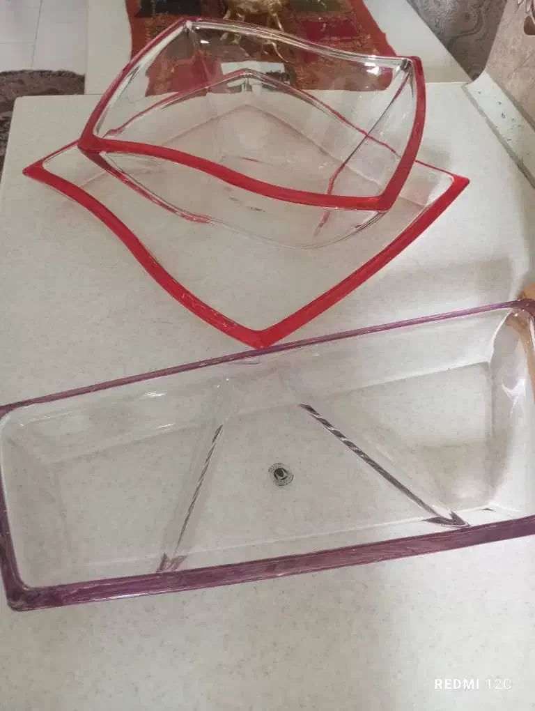 ست ۳ تیکه کریستال المانی|ظروف سرو و پذیرایی|پردیس, فاز ۱|دیوار