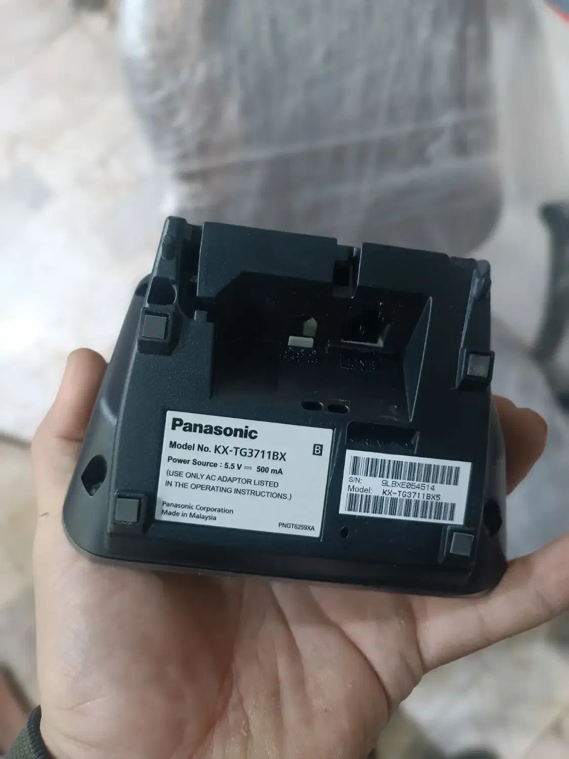 تلفن بیسیم panasonic|تلفن رومیزی|مشهد, قائم|دیوار