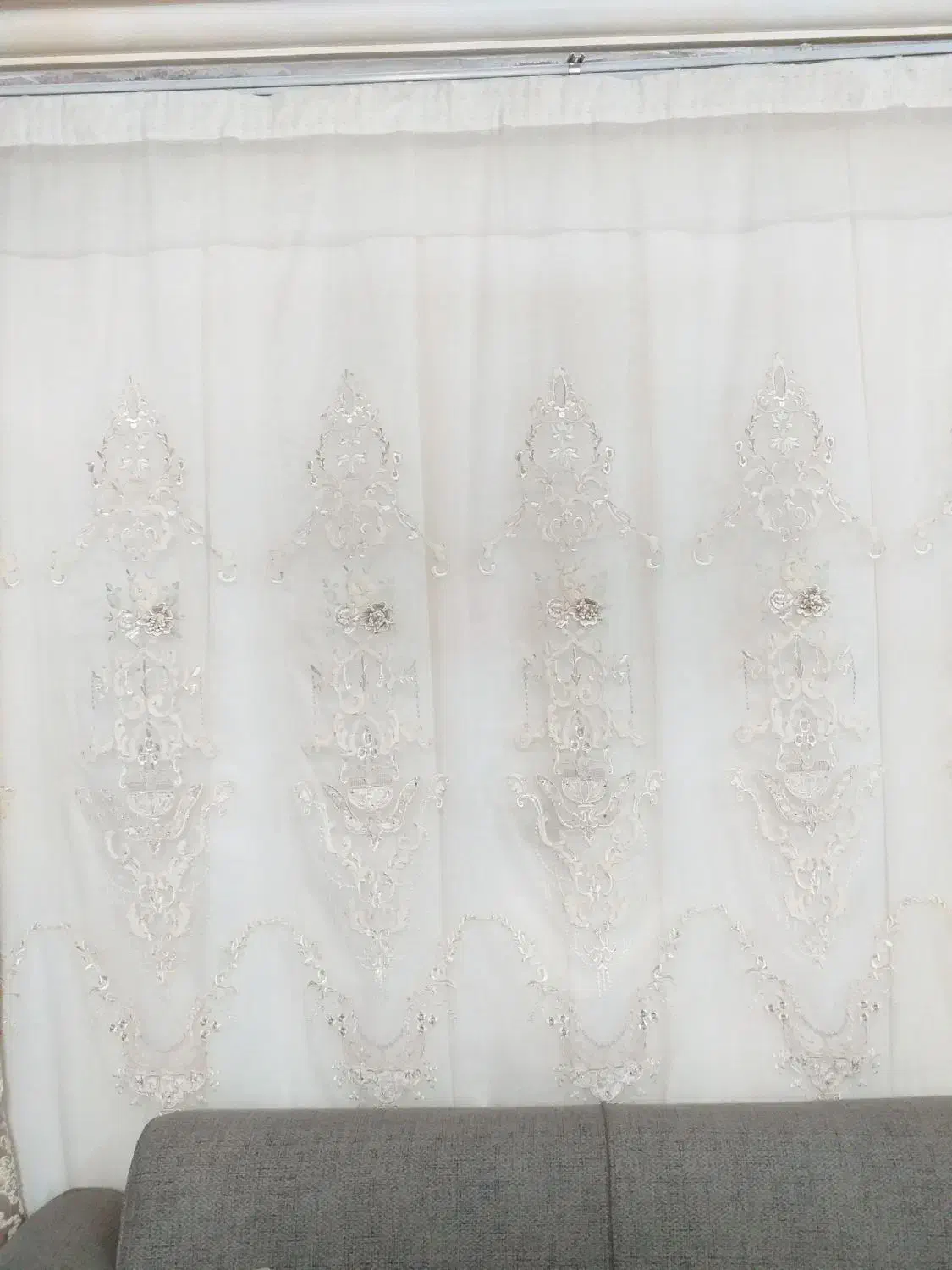 پرده فلت نونو|پرده، رانر، رومیزی|مشهد, ایثارگران|دیوار