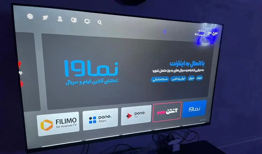 تلویزیون اسنوا ۵۵ اینچ|تلویزیون و پروژکتور|مشهد, گوهرشاد|دیوار